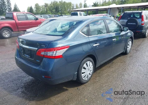 2013 Nissan Sentra Sv из США, поврежденный, VIN 3N1AB7AP9DL622627